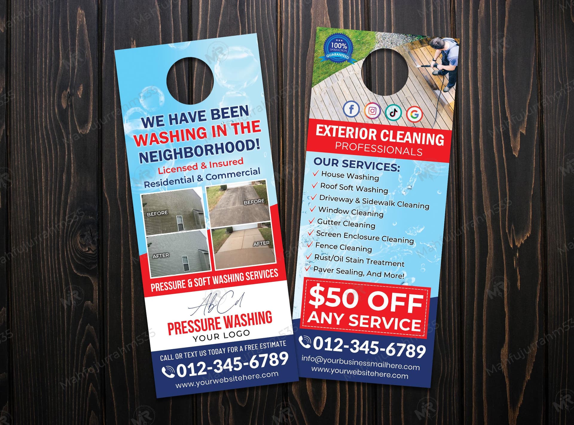 Pressure and Soft Washing Services Door Hanger Design Pressure and Soft Washing Services Door Hanger Design.jpg