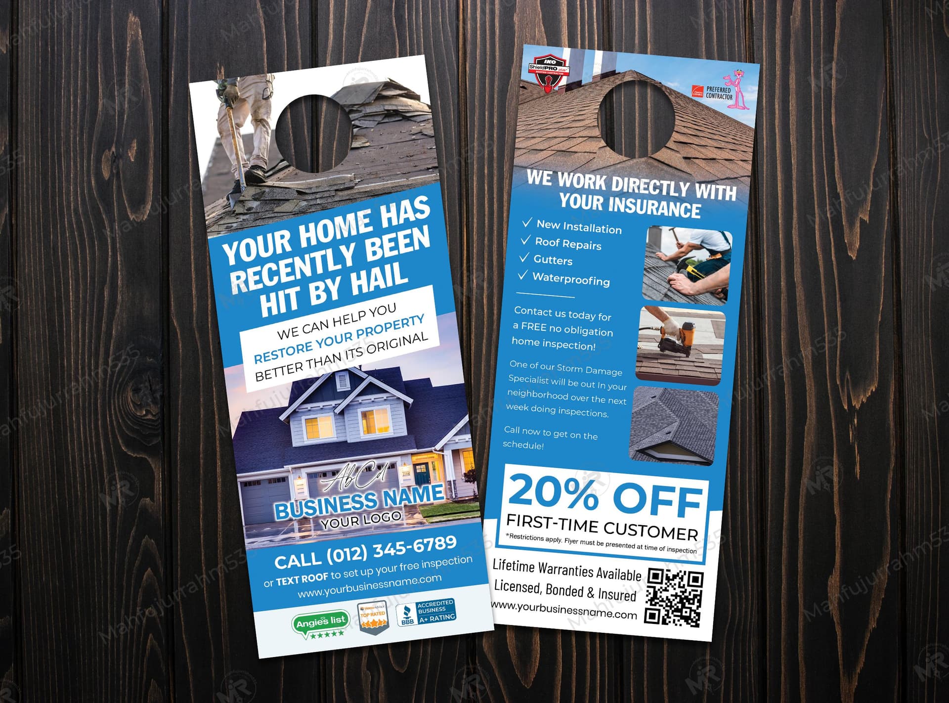 Roofing Services Door Hanger Design Roofing Services Door Hanger Design.jpg
