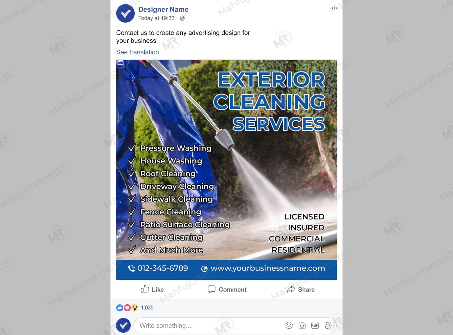 Exterior Cleaning Services Social Media Post Design Exterior Cleaning Services Social Media Post Design 2.jpg
