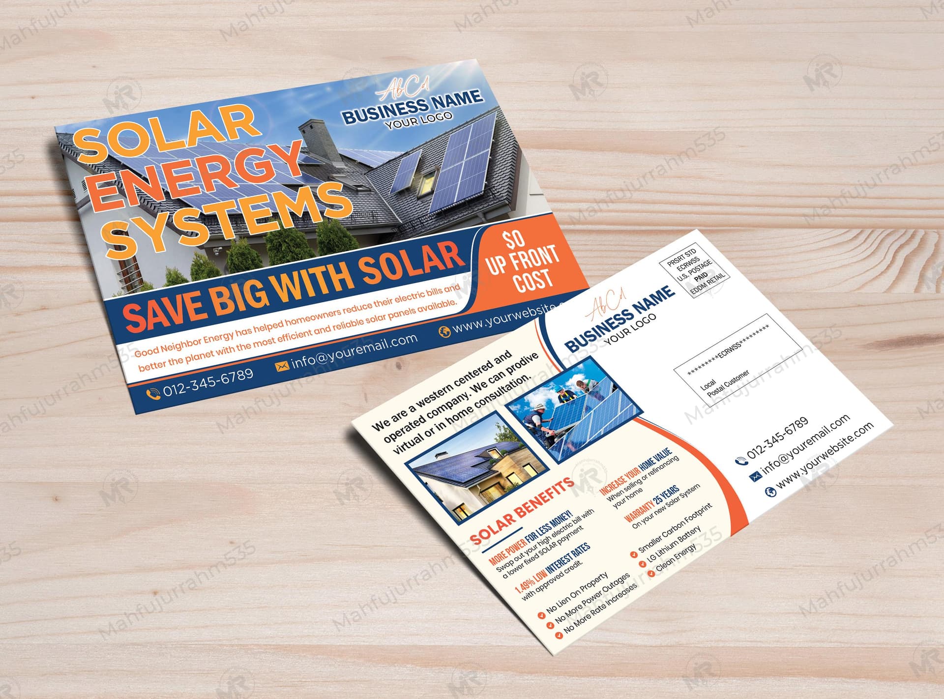 Solar Energy Company Postcard Design Solar Energy Company Postcard Design.jpg