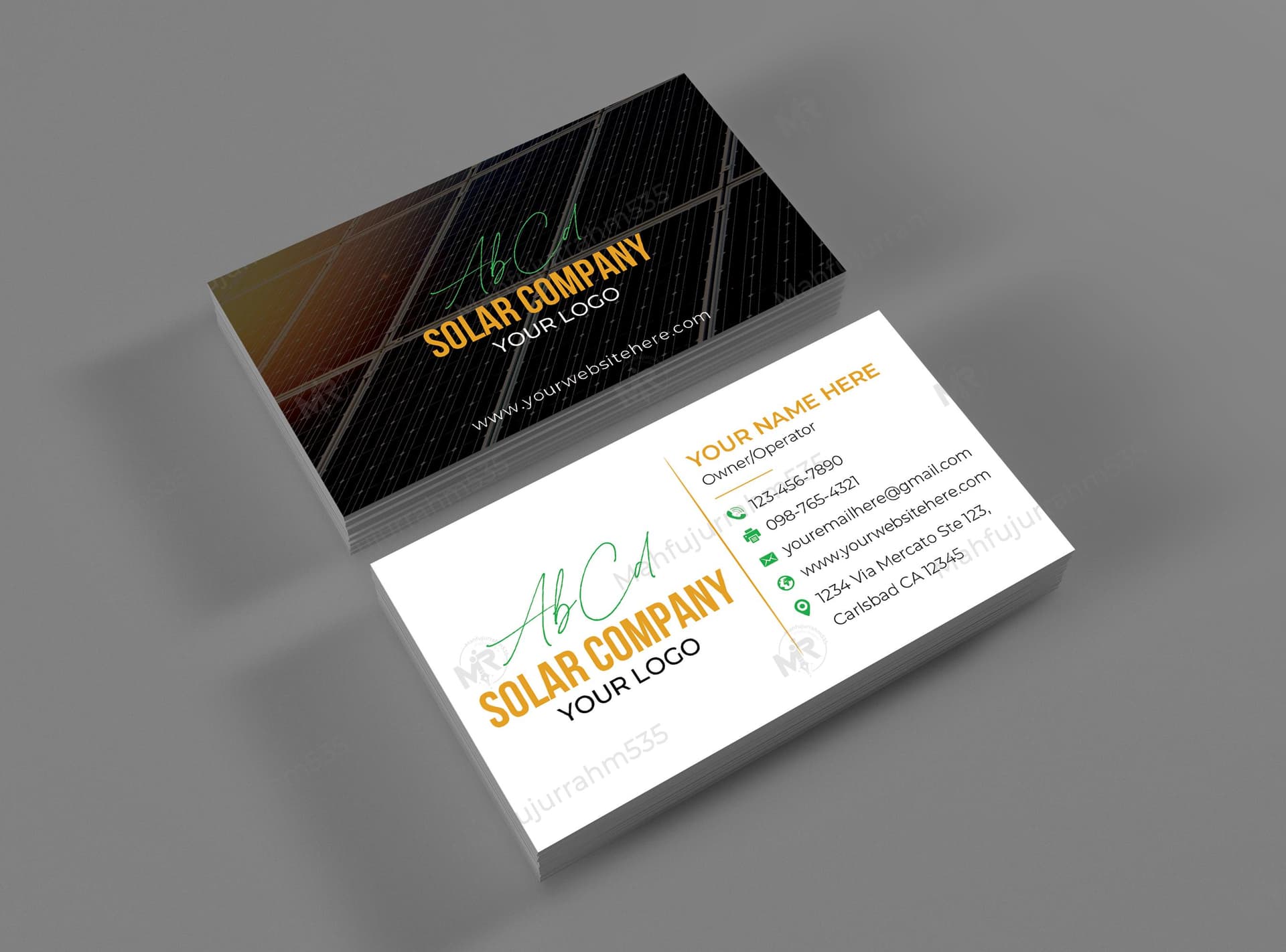 Solar Energy Company Business Card Design Solar Energy Company Business Card Design.jpg