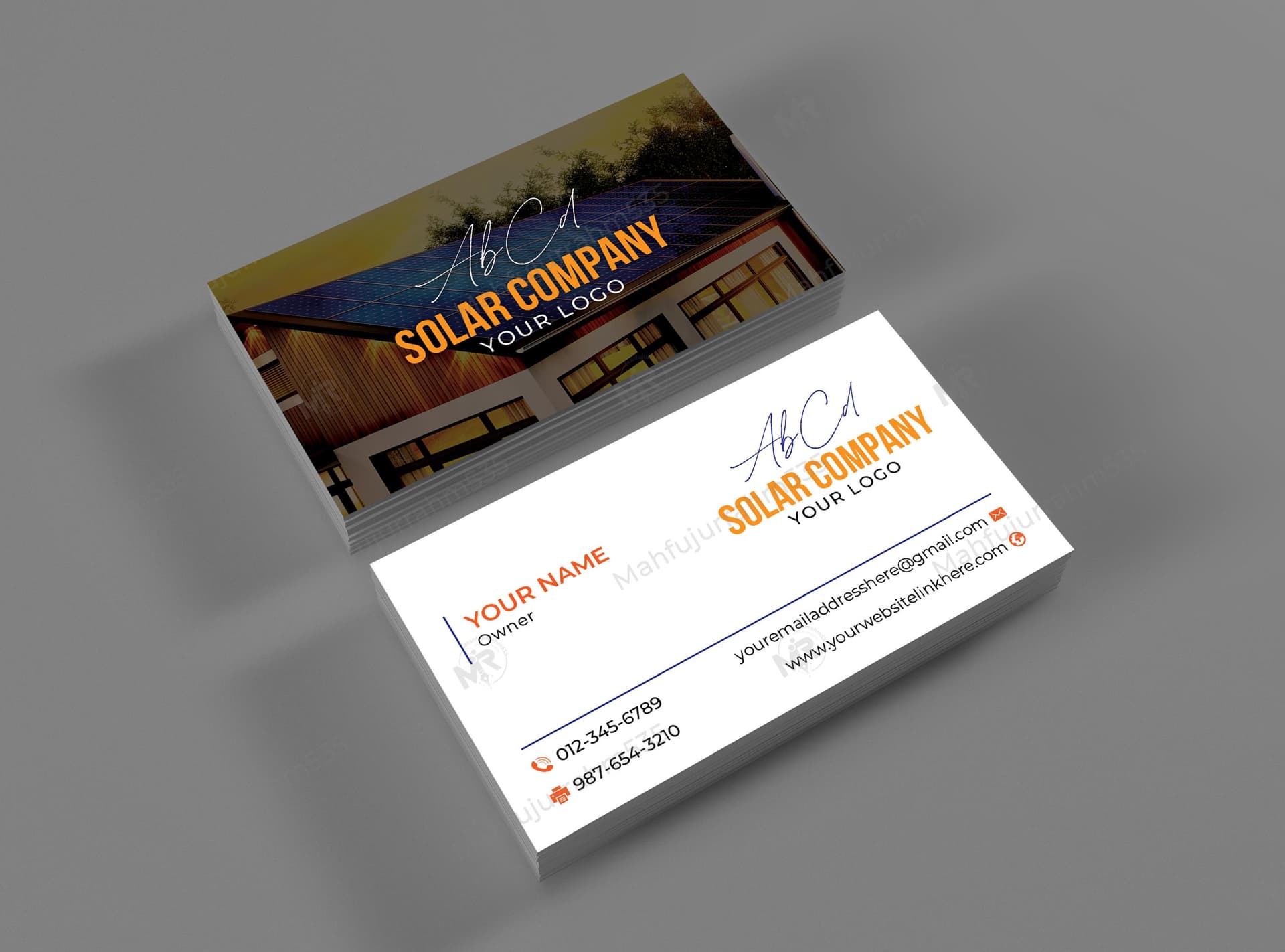 Solar Energy Company Business Card Design Solar Energy Company Business Card Design.jpg