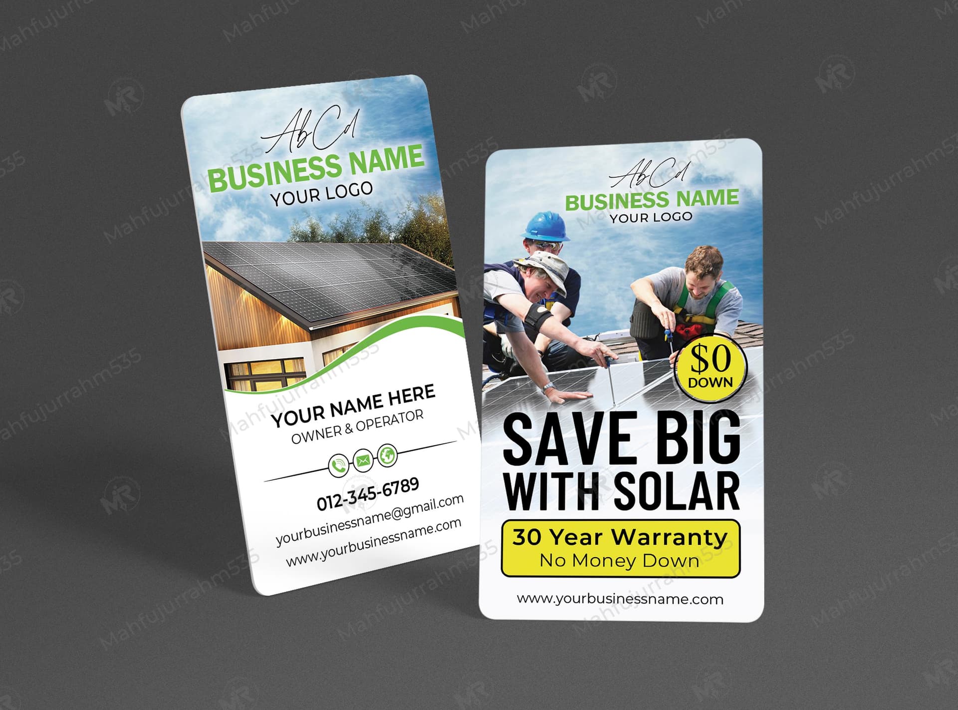 Solar Energy Company Business Card Design Solar Energy Company Business Card Design.jpg