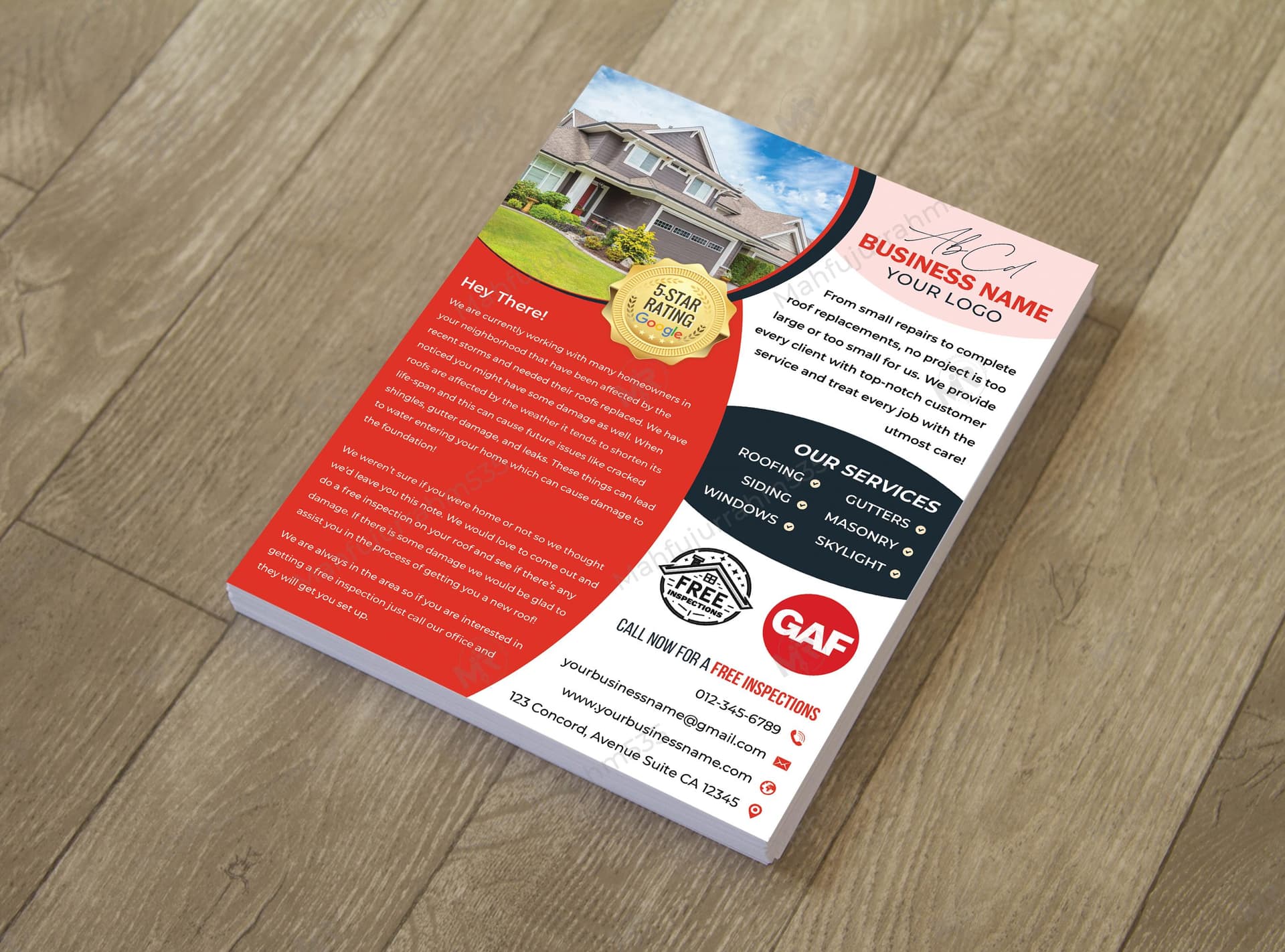 Roofing Services Flyer Design Roofing Services Flyer Design.jpg