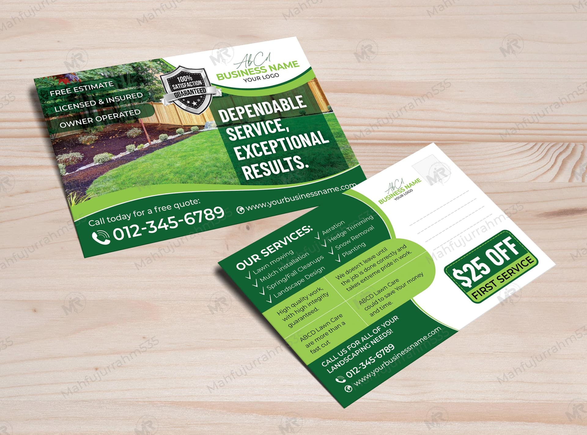 Lawn Care and Landscaping Services Postcard Design Lawn Care and Landscaping Services Postcard Design.jpg