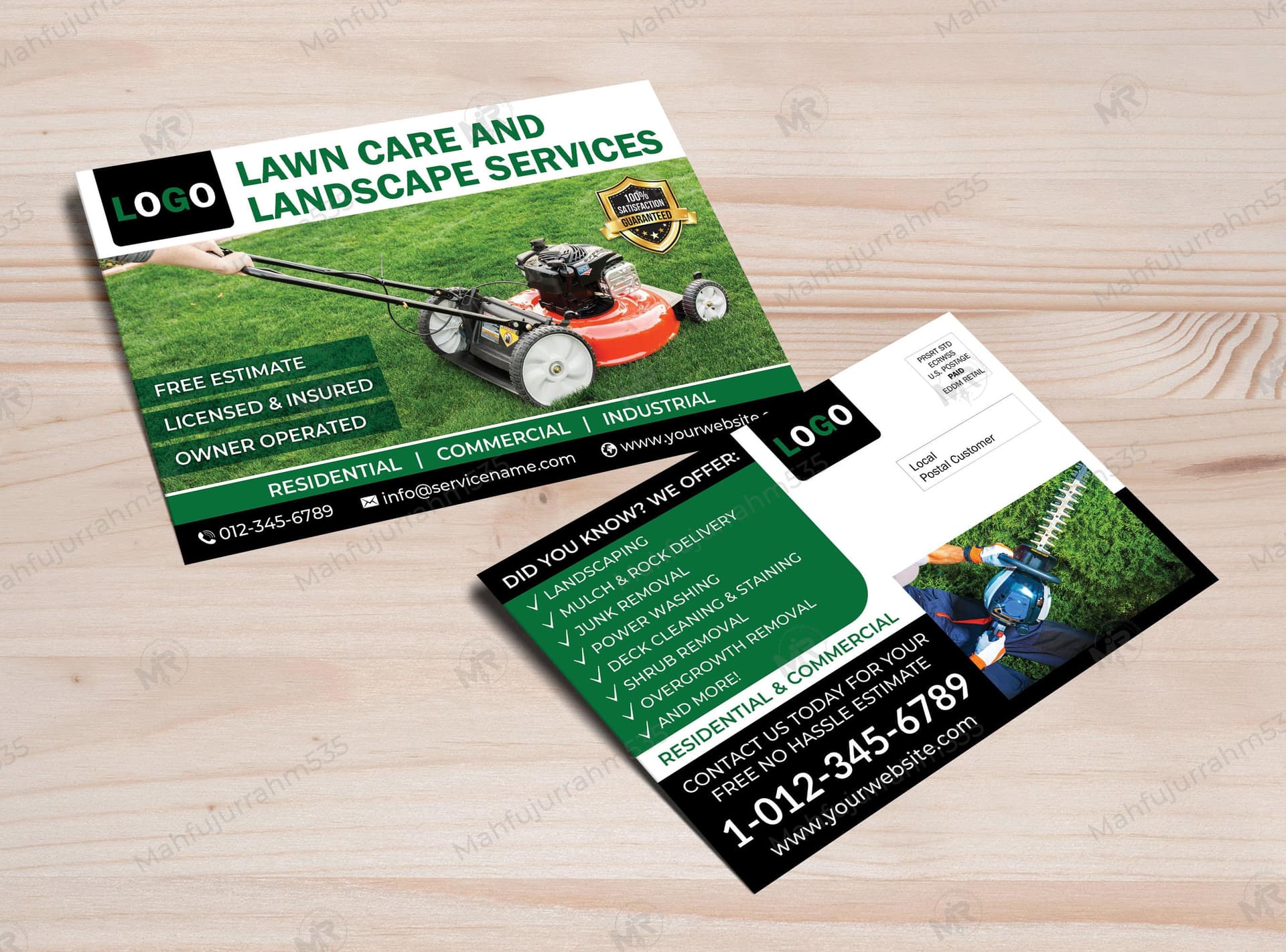 Lawn Care and Landscape Services Postcard Design Lawn Care and Landscape Services Postcard Design.jpg