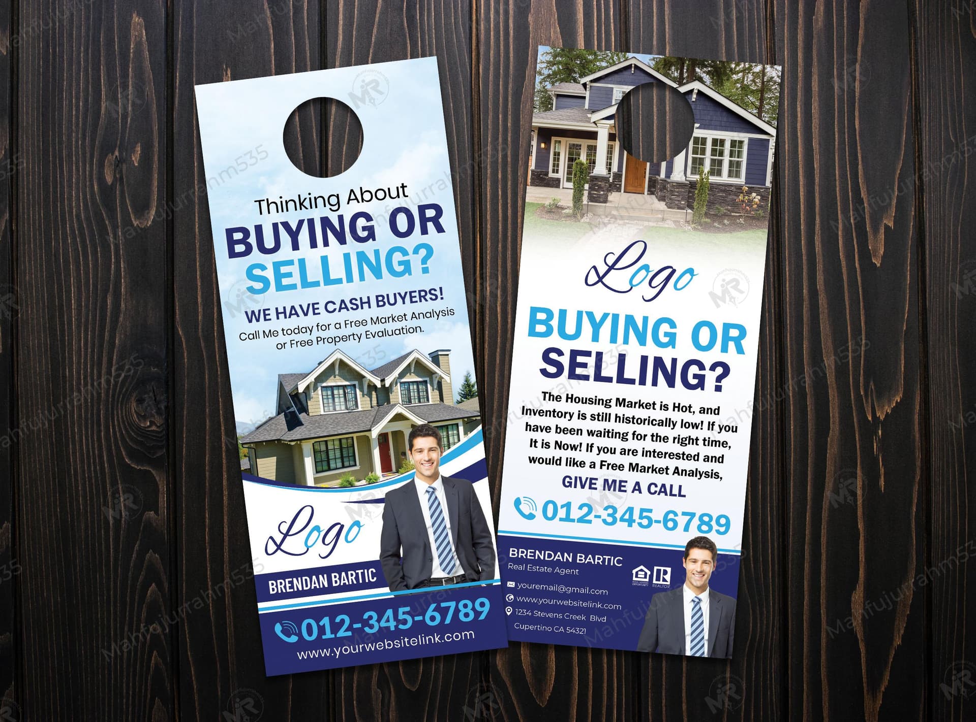 Real Estate Door Hanger Design Real Estate Door Hanger Design.jpg