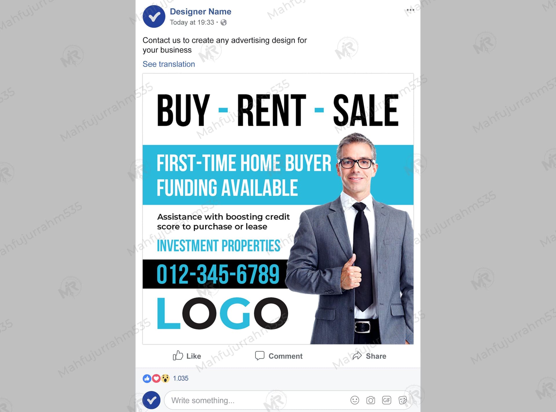 Real Estate Social Media Post Flyer Design Real Estate Social Media Post Flyer Design.jpg