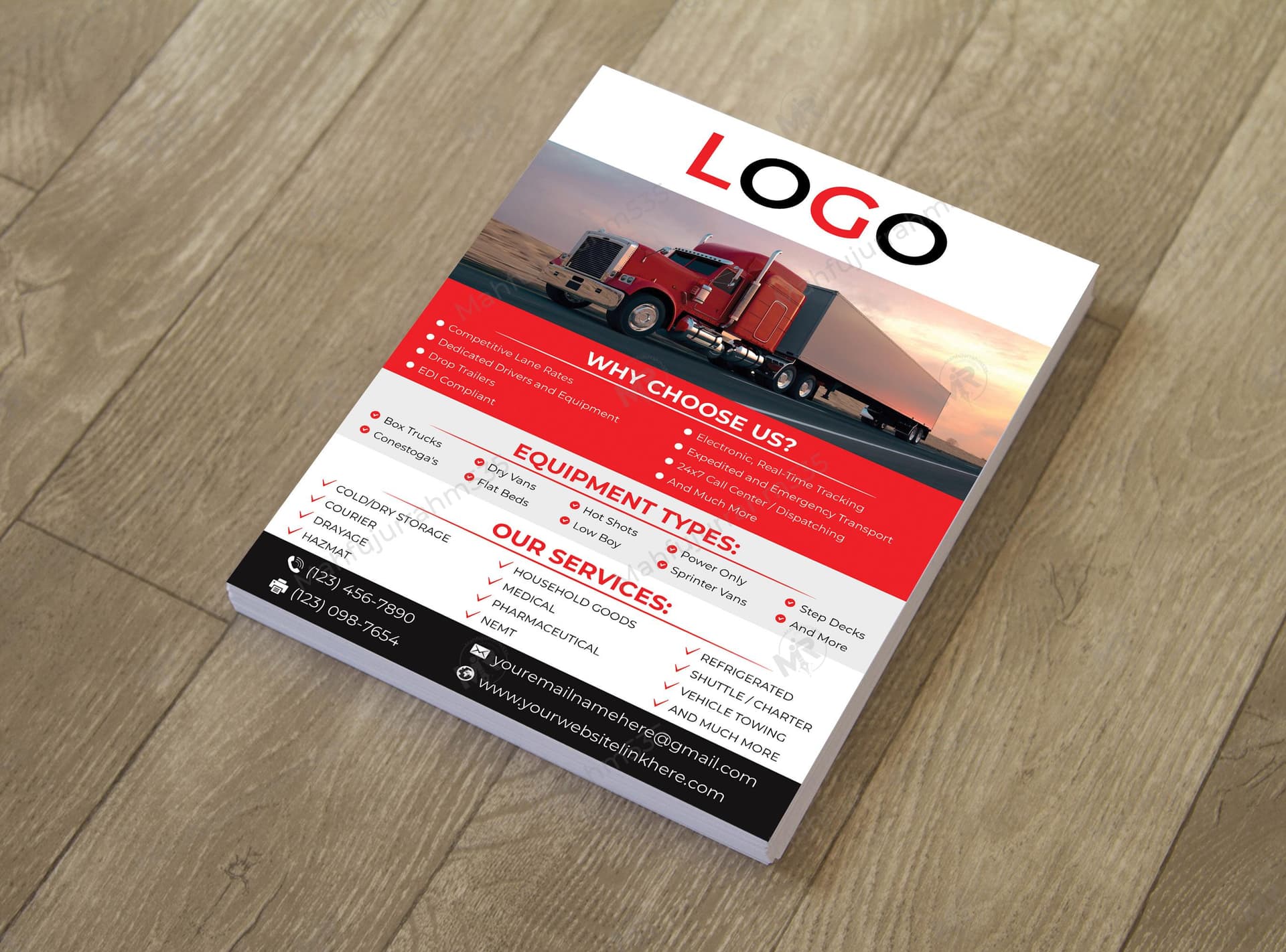 Moving and Shipping Services Flyer Design Moving and Shipping Flyer Design.jpg