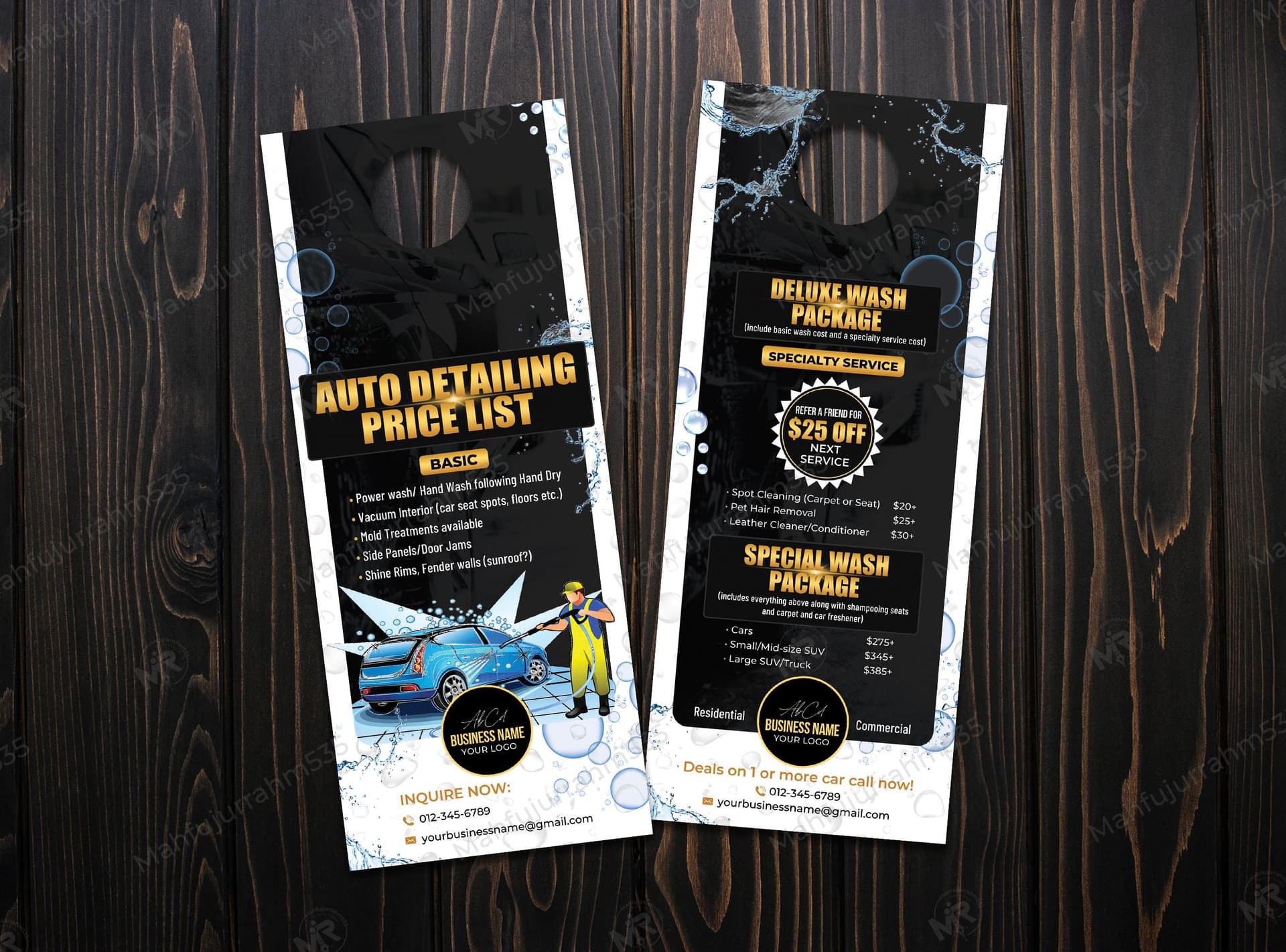 Auto Detailing Price List Door Hanger Design Auto Detailing Price List Door Hanger Design.jpg