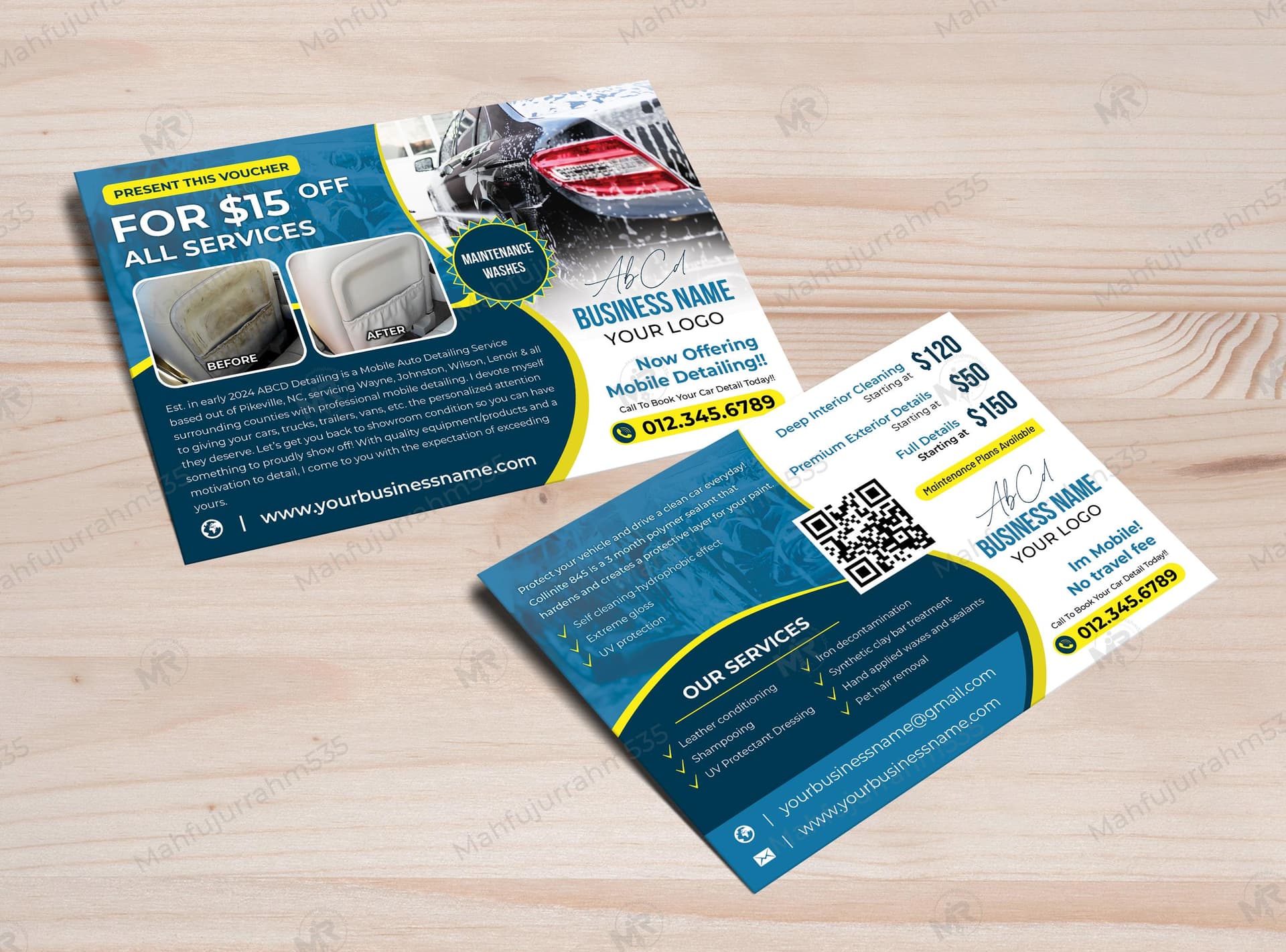 Mobile Detailing Services Postcard Design Mobile Detailing Services Postcard Design.jpg