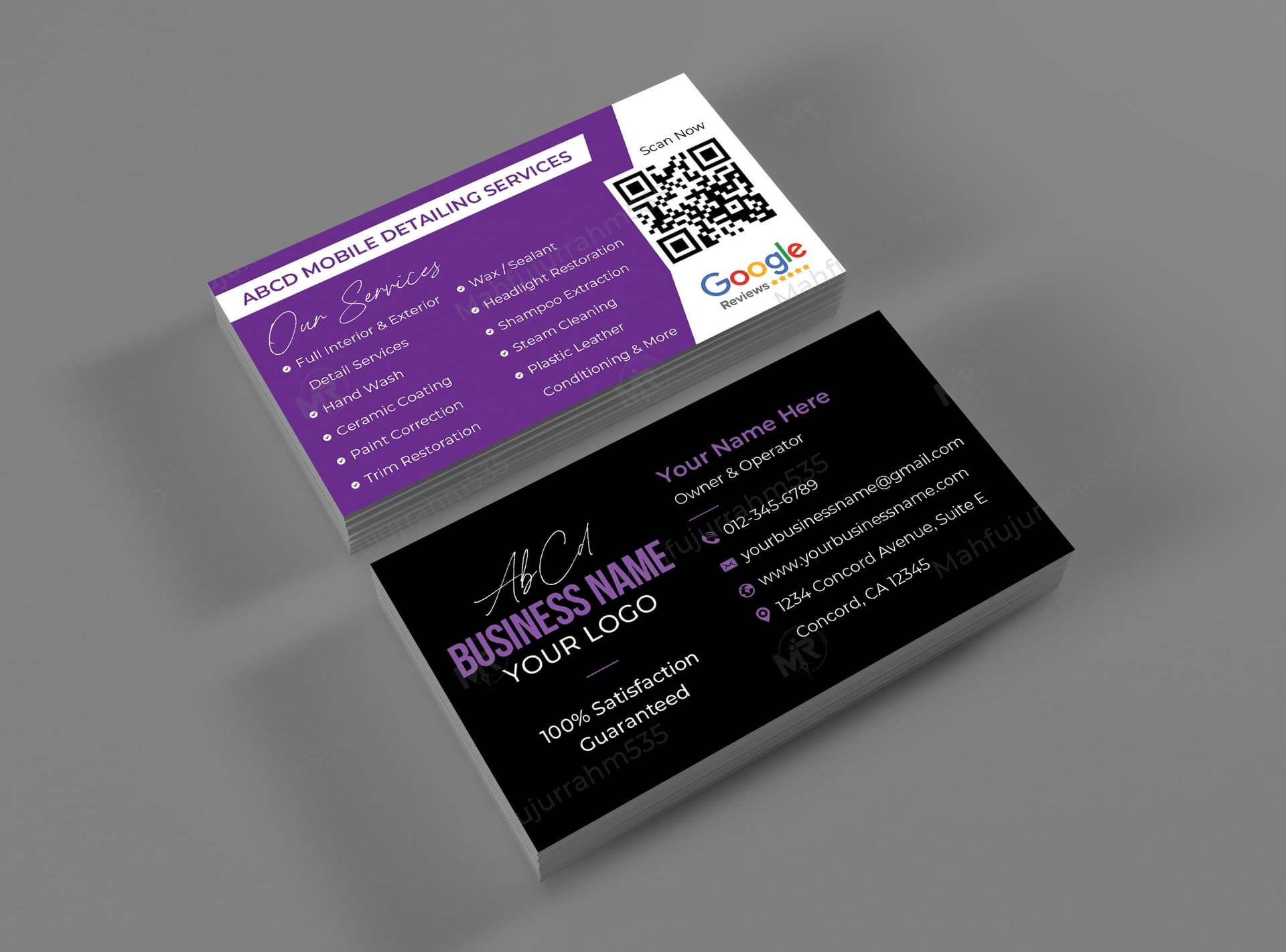 Mobile Detailing Services Business Card Design Mobile Detailing Services Business Card Design.jpg