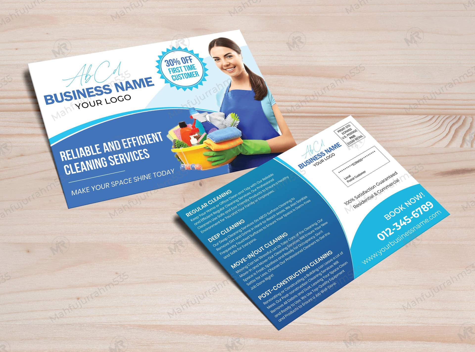Cleaning Services Postcard Design Cleaning Services Postcard Design 1.jpg
