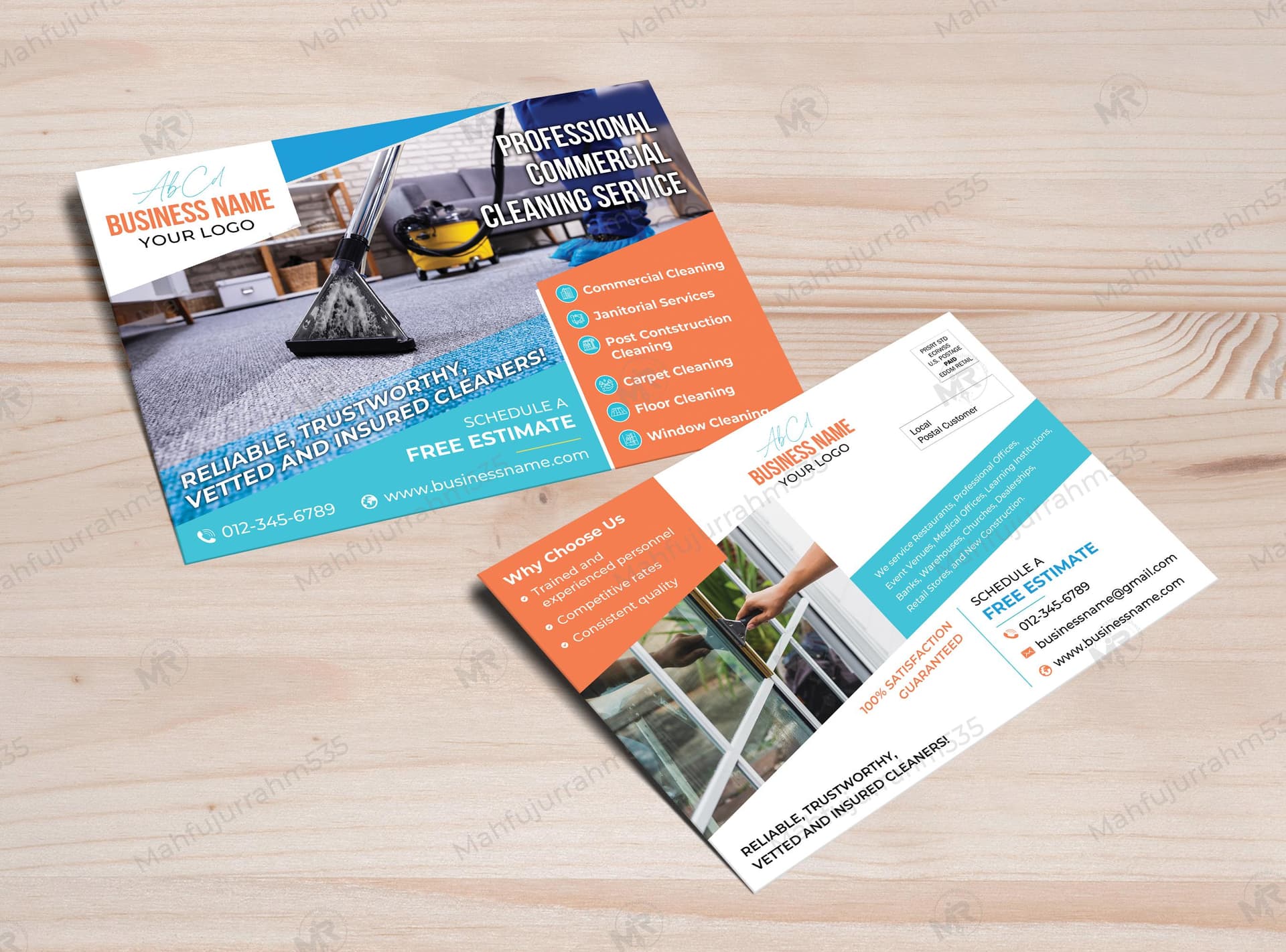 Cleaning Services Postcard Design Cleaning Services Postcard Design 1.jpg