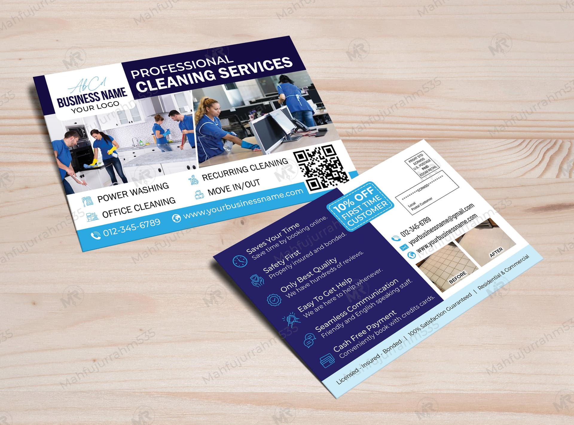 Cleaning Services Postcard Design Cleaning Services Postcard Design.jpg