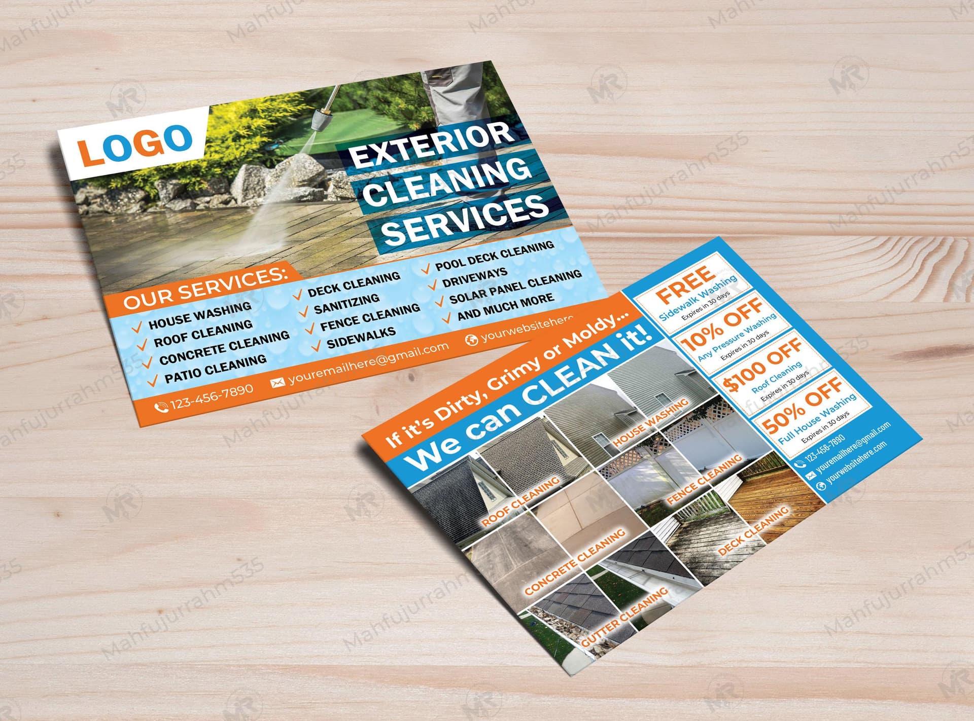 Exterior Cleaning Services Postcard Design Exterior Cleaning Services Postcard Design.jpg