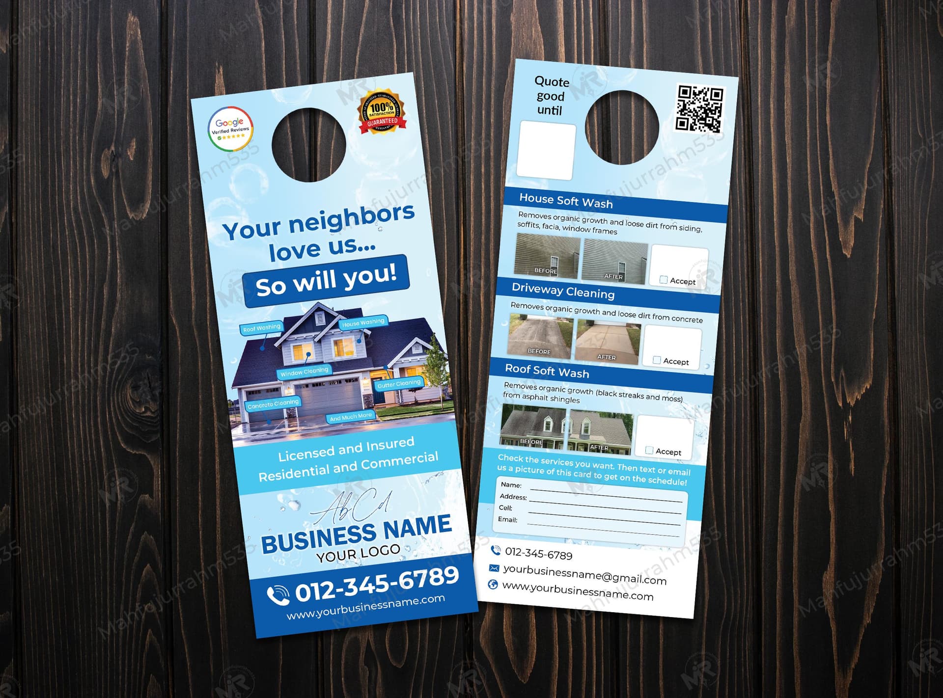 Pressure and Soft Washing Services Door Hanger Design Pressure and Soft Washing Services Door Hanger Design.jpg