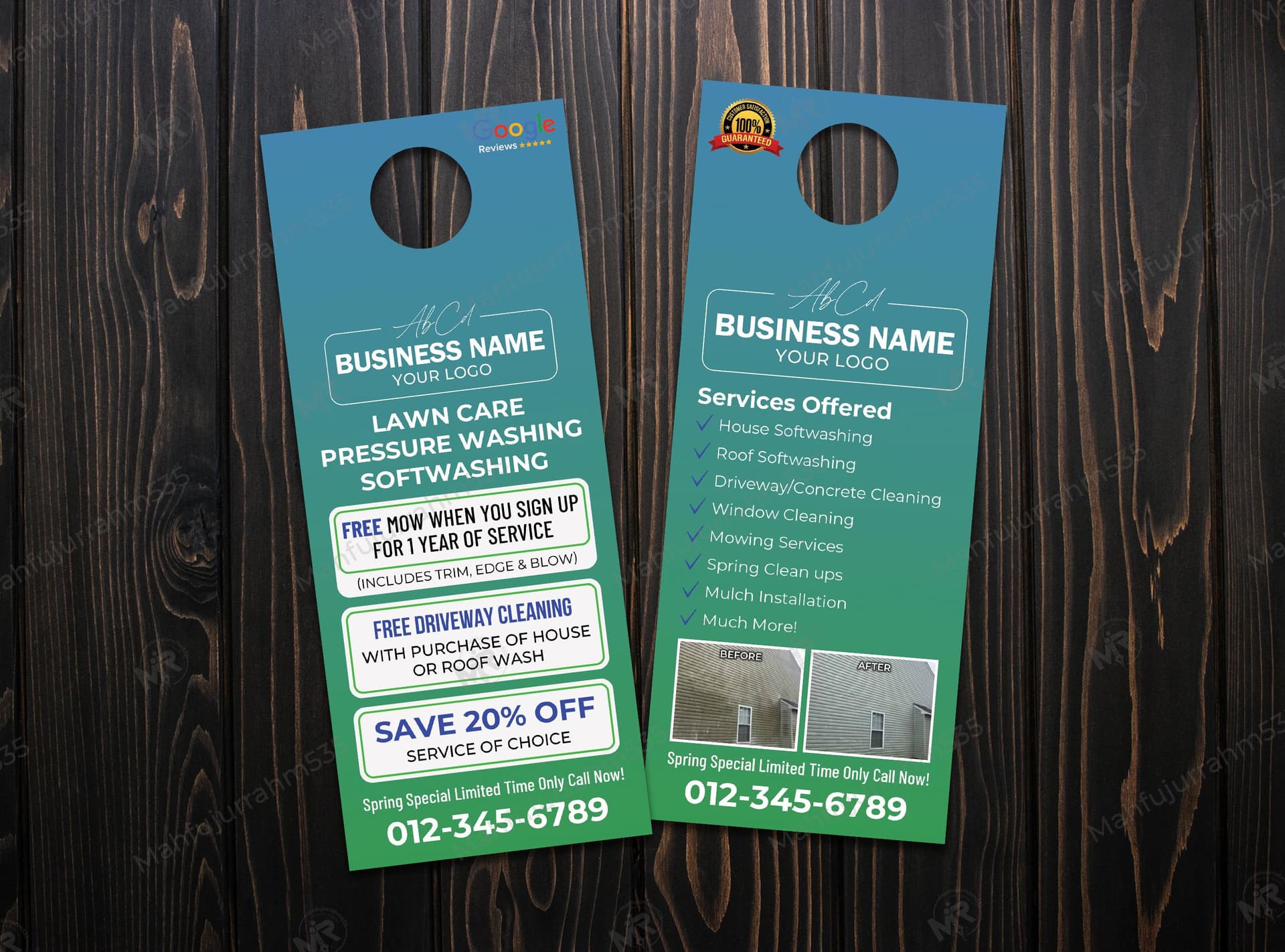 Pressure and Soft Washing and Lawn Care Door Hanger Design Pressure and Soft Washing and Lawn Care Door Hanger Design.jpg