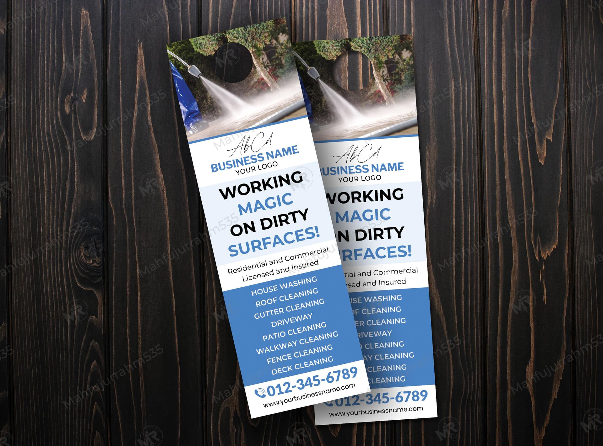 Pressure and Soft Washing Services Door Hanger Design Pressure and Soft Washing Services Door Hanger Design 2.jpg