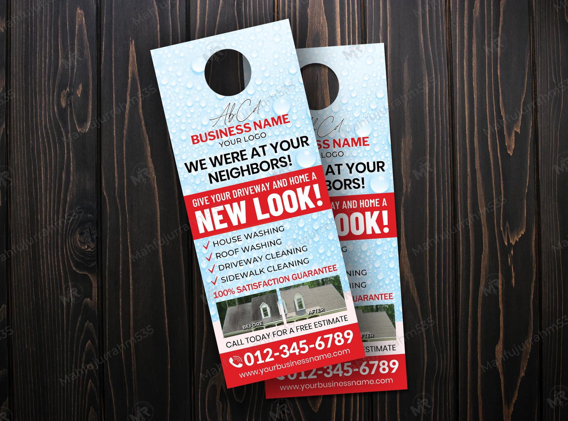 Pressure and Soft Washing Services Door Hanger Design Pressure and Soft Washing Services Door Hanger Design.jpg