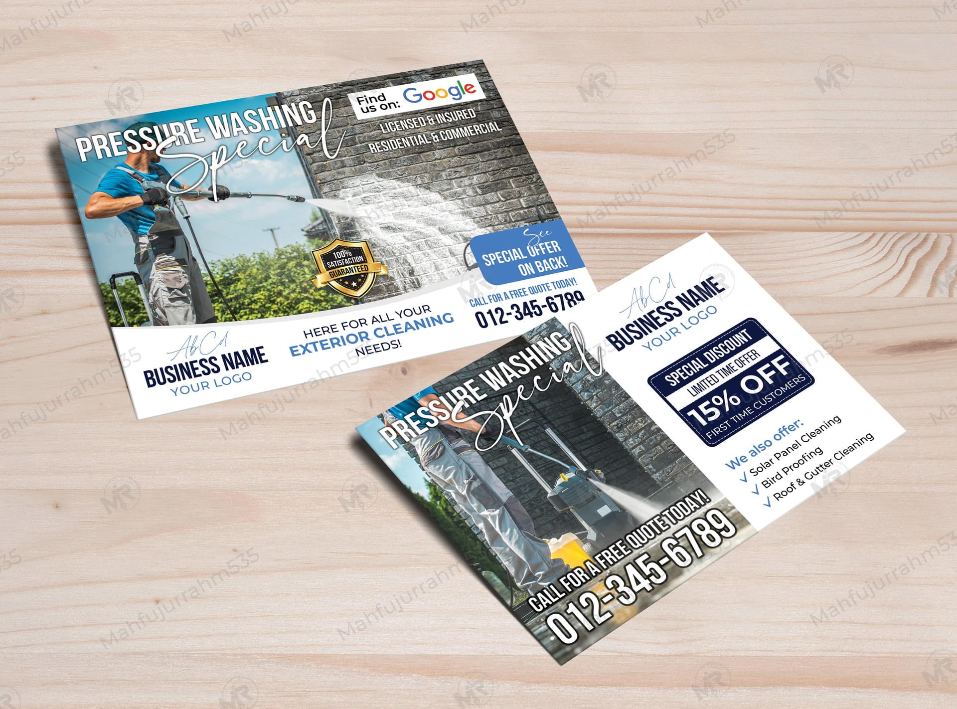 Pressure Washing Special Postcard Design Pressure Washing Special Postcard Design.jpg