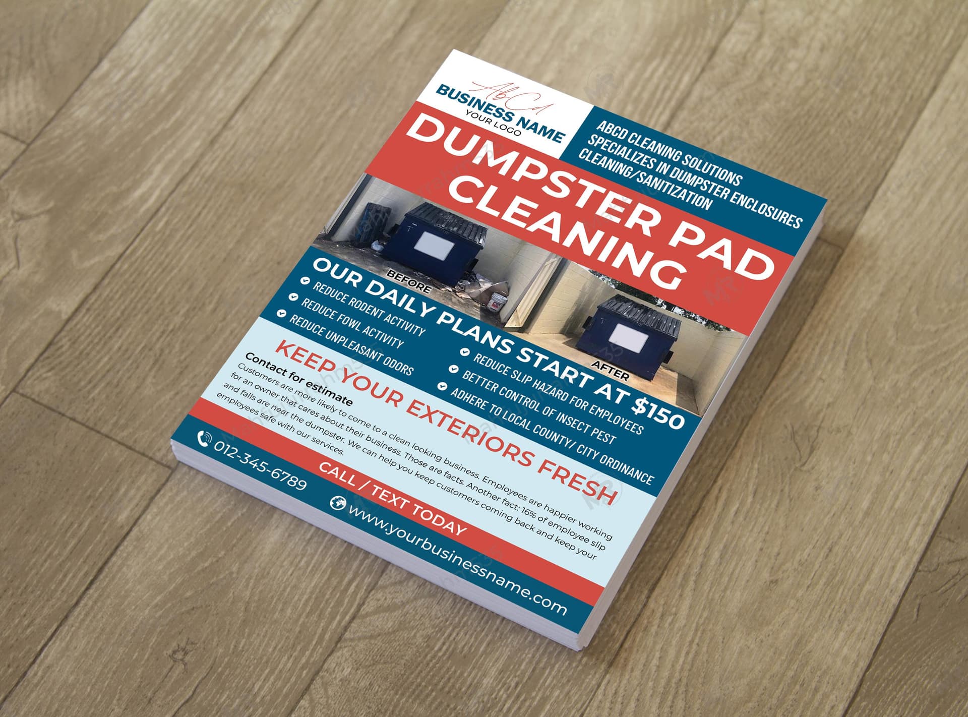 Dumpster Pad Cleaning Flyer Design Dumpster Pad Cleaning Flyer Design.jpg