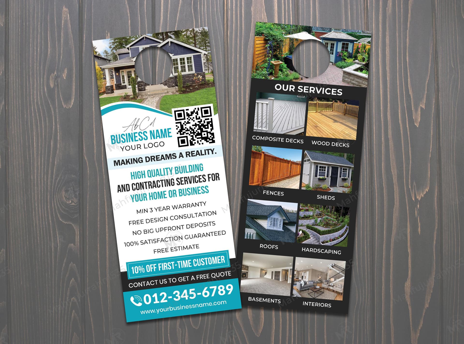 Building and Contracting Services Door Hanger Design Building and Contracting Services Door Hanger Design.jpg