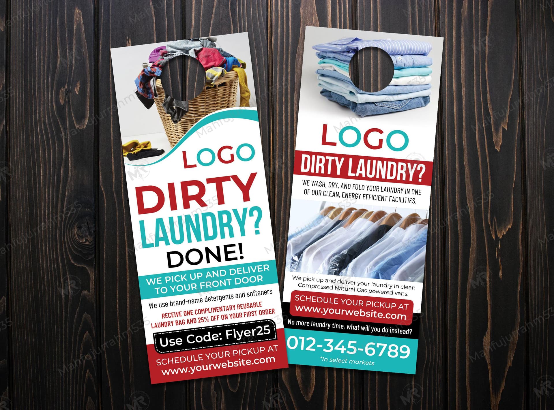Laundry Services Door Hanger Design Laundry Services Door Hanger Design.jpg