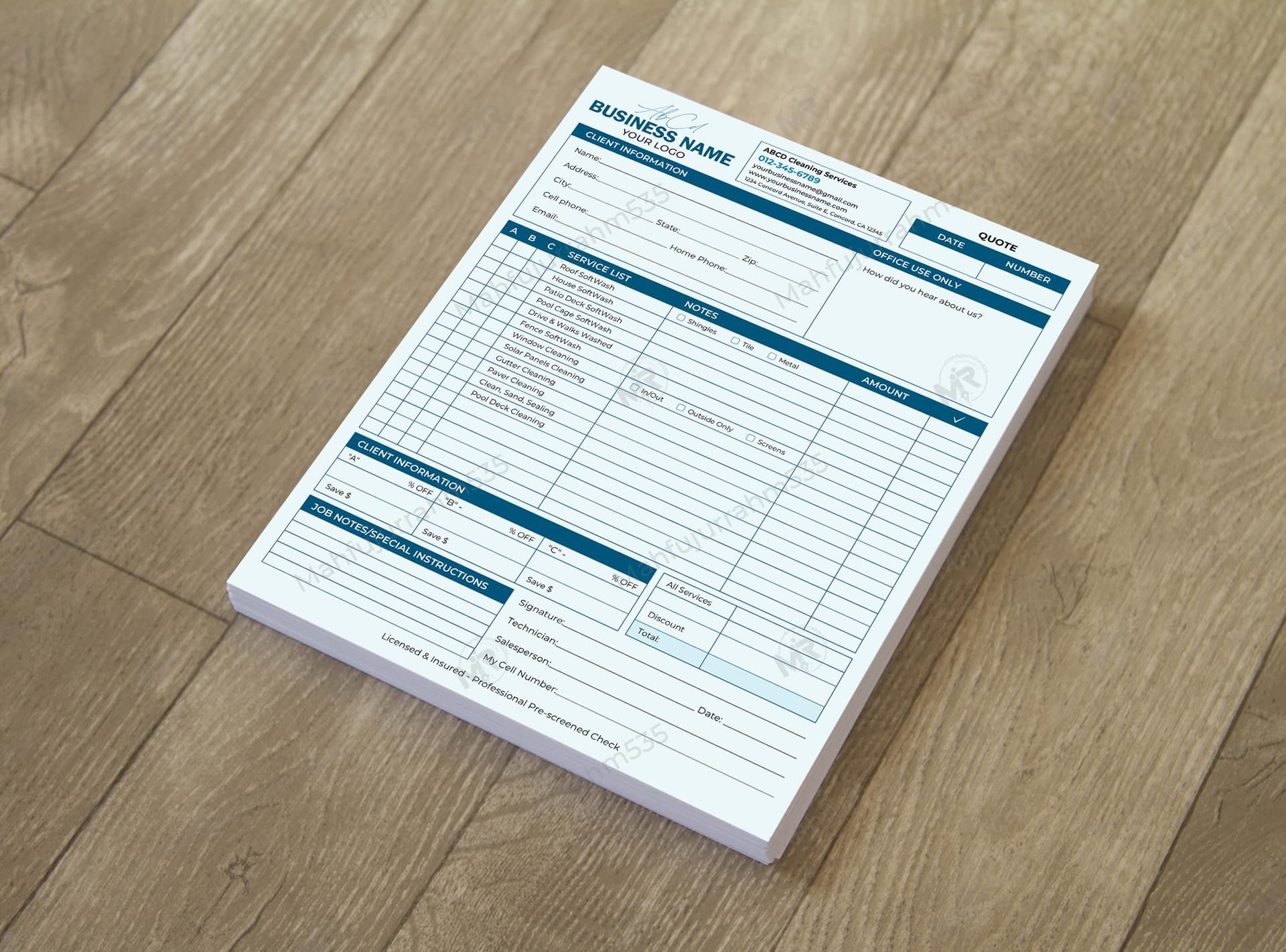 Pressure and Soft Washing Services Invoice Design Pressure and Soft Washing Services Invoice Design.jpg