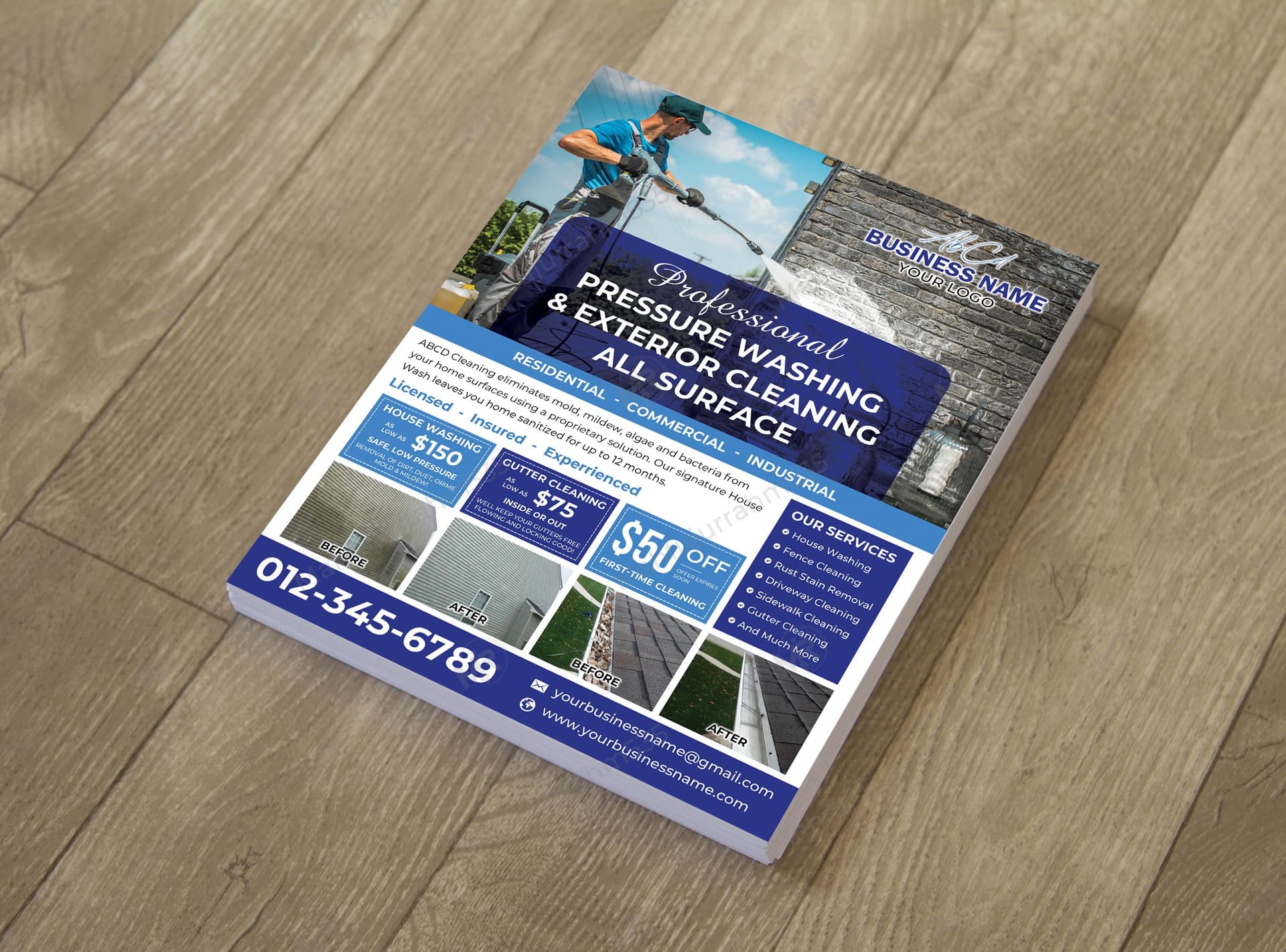 Pressure Washing and Exterior Cleaning Services Flyer Design Pressure Washing and Exterior Cleaning Services Flyer Design 1.jpg
