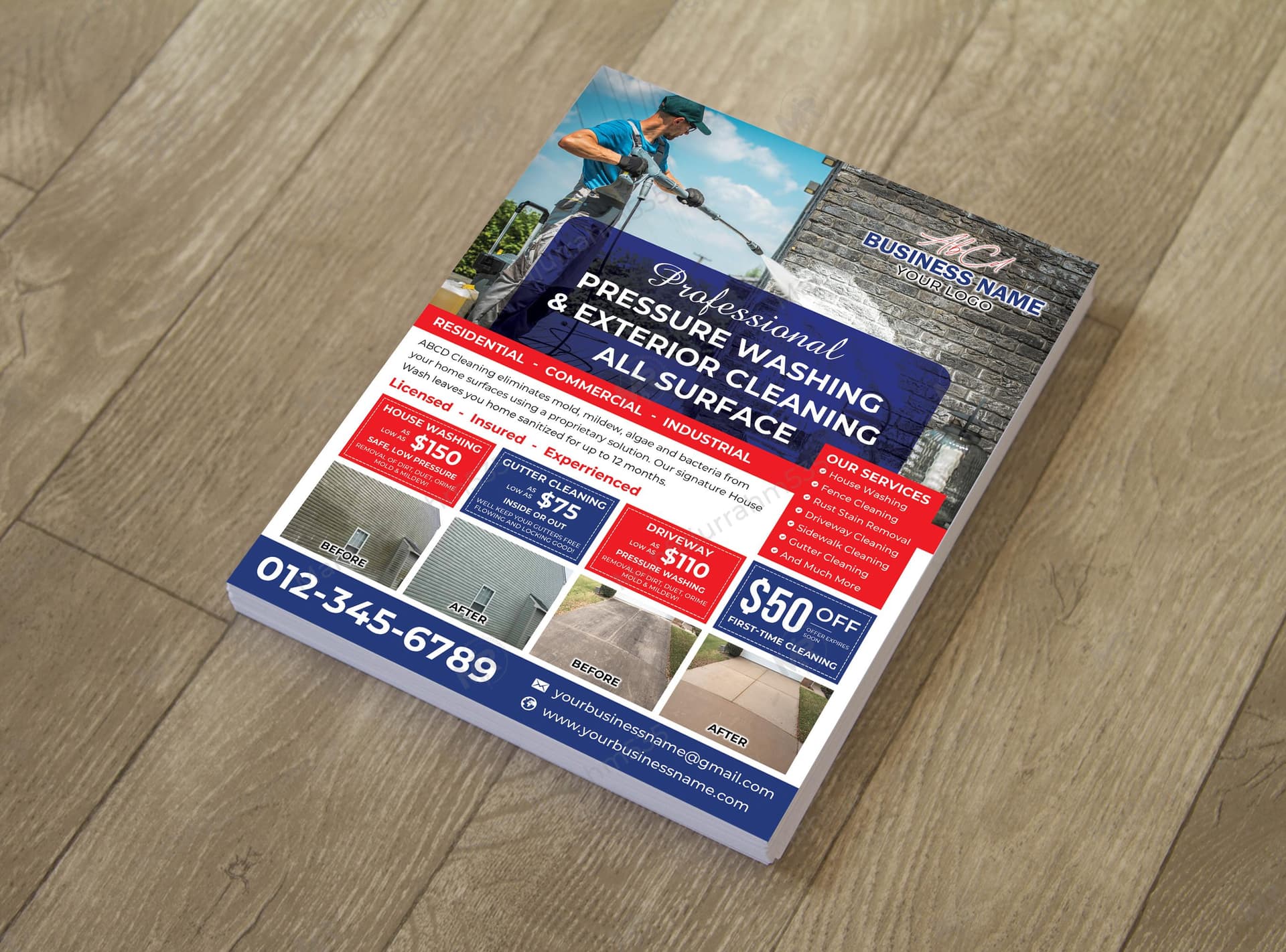 Pressure Washing and Exterior Cleaning Services Flyer Design Pressure Washing and Exterior Cleaning Services Flyer Design.jpg
