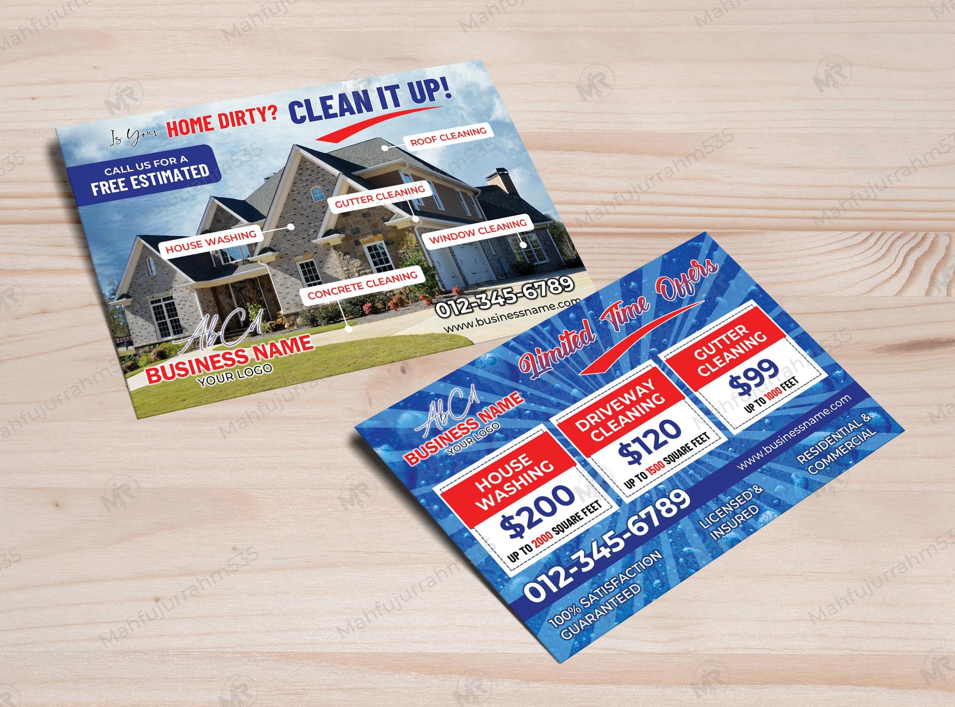 Exterior Cleaning Services Postcard Design Exterior Cleaning Services Postcard Design 1.jpg