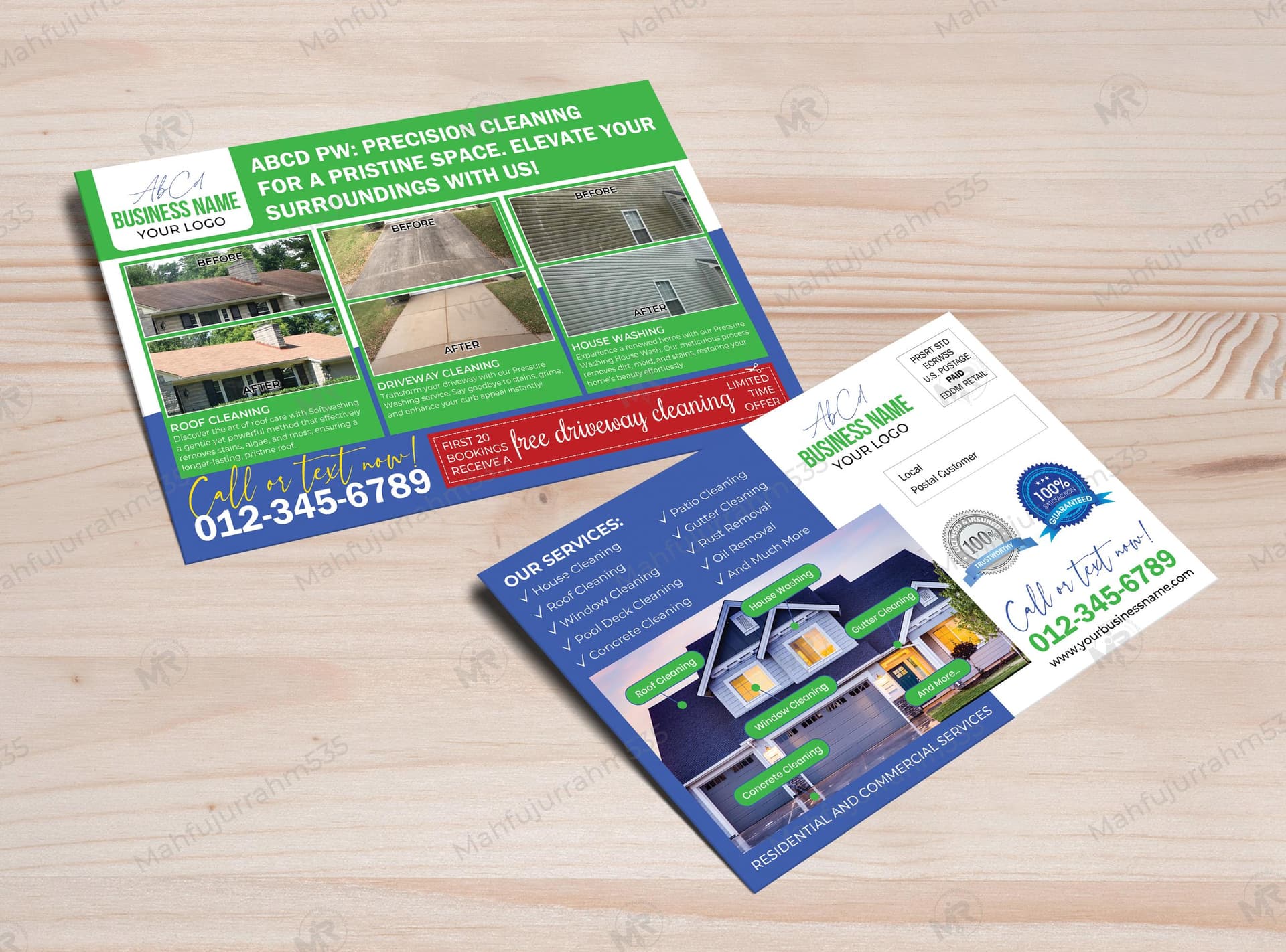 Exterior Cleaning Services Postcard Design Exterior Cleaning Services Postcard Design.jpg