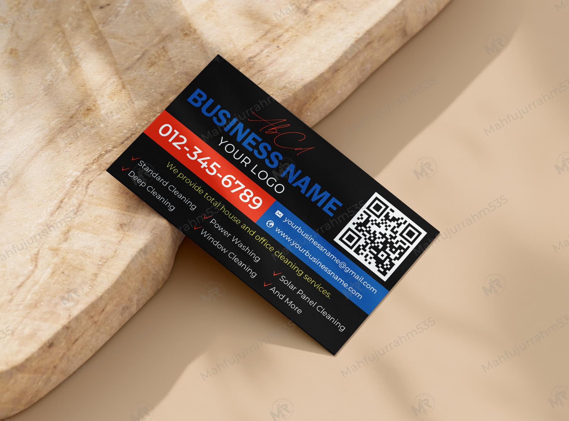 Power Cleaning Services Business Card Design Power Cleaning Services Business Card Design.jpg
