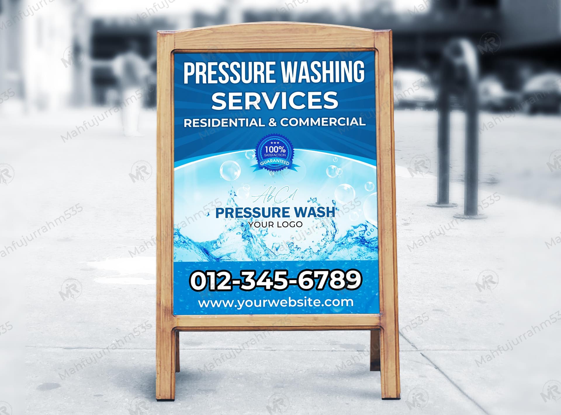 Pressure Washing Services Sidewalk Sign Design Pressure Washing Services Sidewalk Sign and Yard Sign Design.jpg