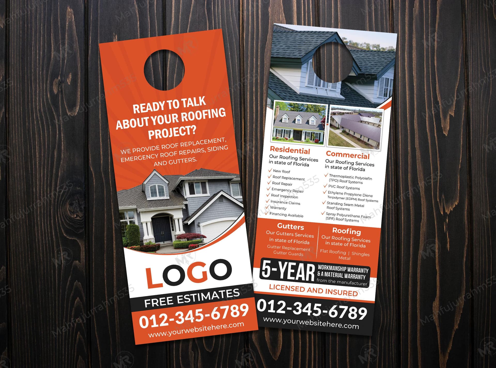 Roofing Services Door Hanger Design Roofing Services Door Hanger Design.jpg