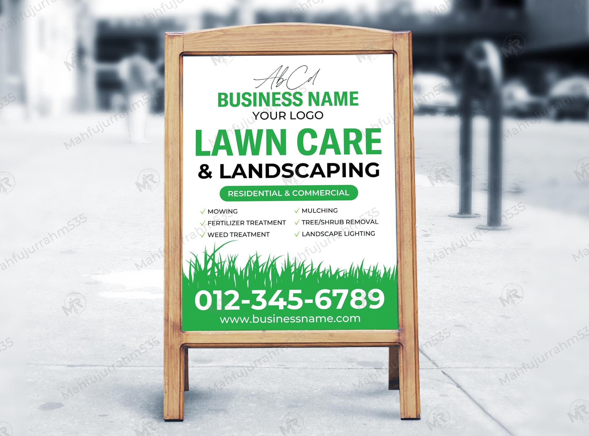 Lawn Care and Landscaping Sidewalk Sign Design Lawn Care and Landscaping Sidewalk Sign and Yard Sign Design.jpg