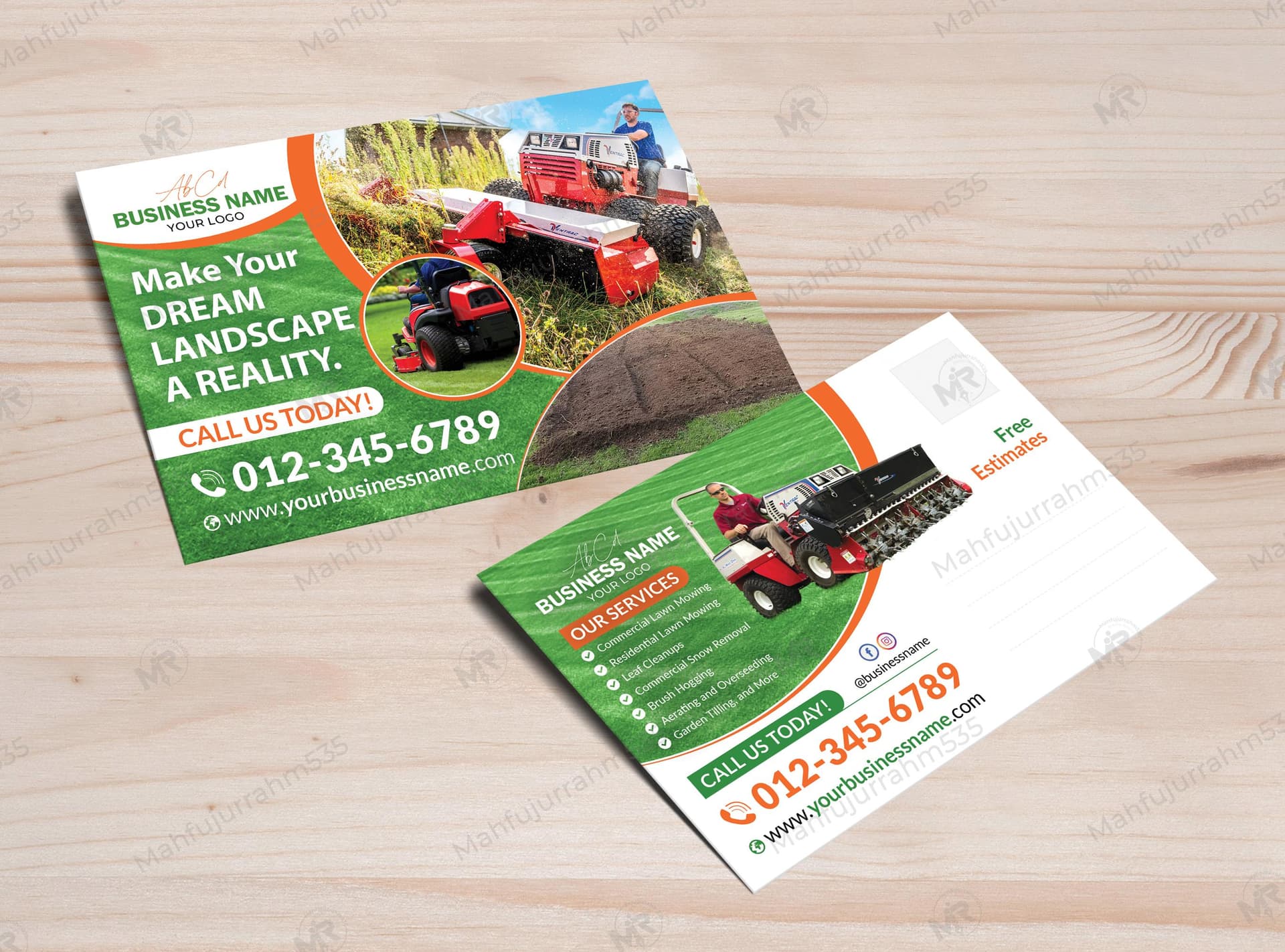 Lawn Care and Landscaping Postcard Design Lawn Care and Landscaping Postcard Design.jpg