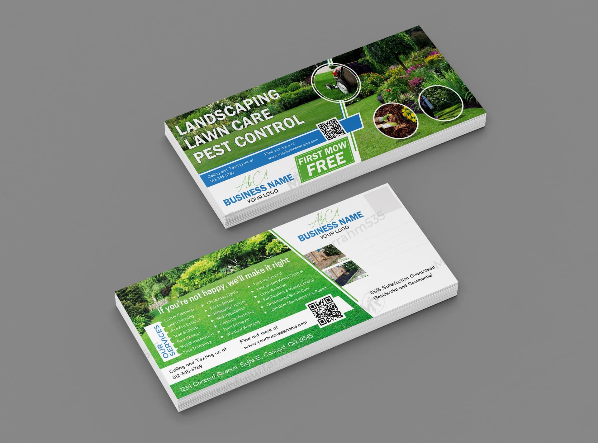 Landscaping and Lawn Care and Pest Control Services Postcard Design Landscaping and Lawn Care and Pest Control Services Postcard Design.jpg