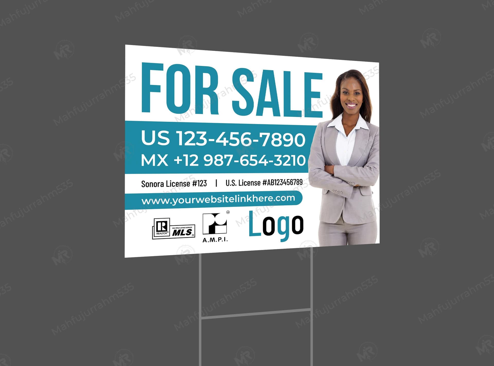 Real Estate Yard Sign Design Real Estate Sidewalk Sign Design 2.jpg
