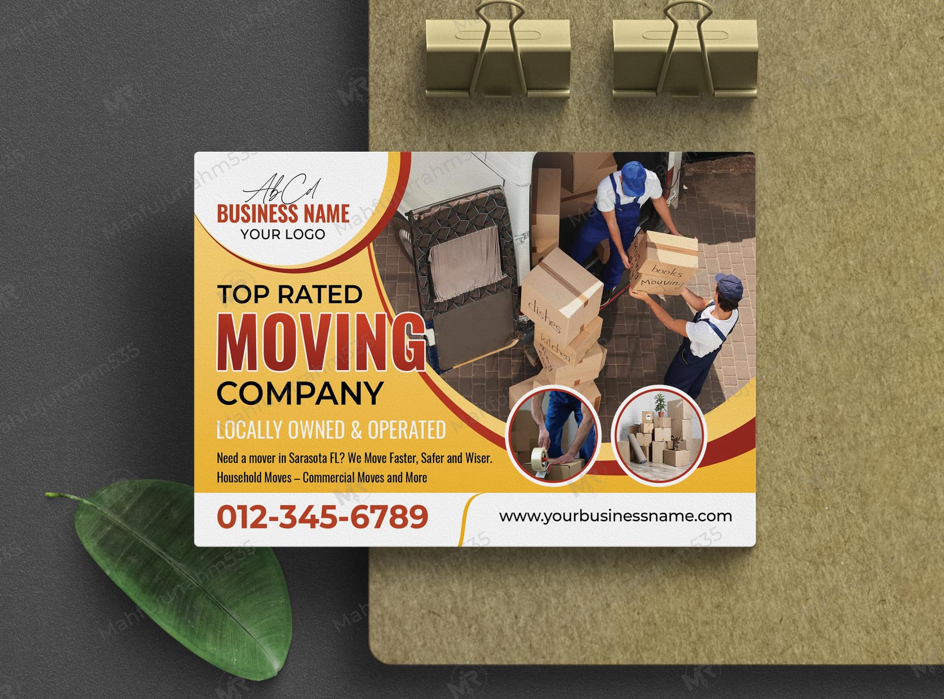 Moving Services Postcard Design Moving Services Postcard Design 1.jpg