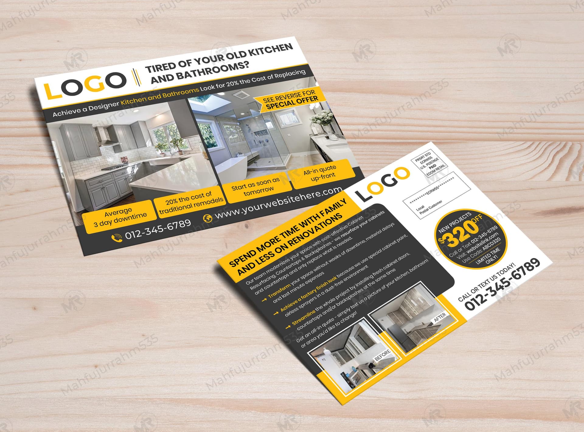 Kitchen and Bathroom Remodeling Postcard Design Kitchen and Bathroom Remodeling Postcard Design.jpg