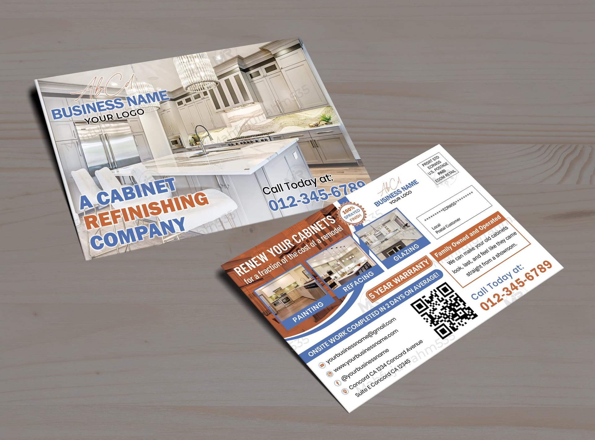 Cabinet Refinishing Postcard Design Cabinet Refinishing Postcard Design.jpg