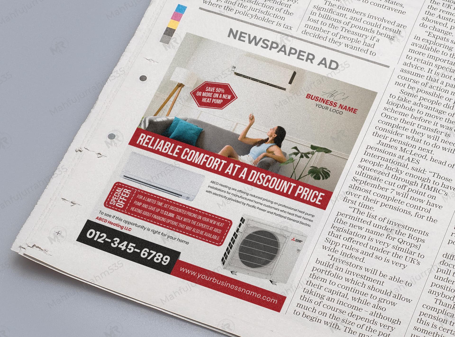 HVAC Services Newspaper Ad Design HVAC Services Newspaper Ad Design.jpg