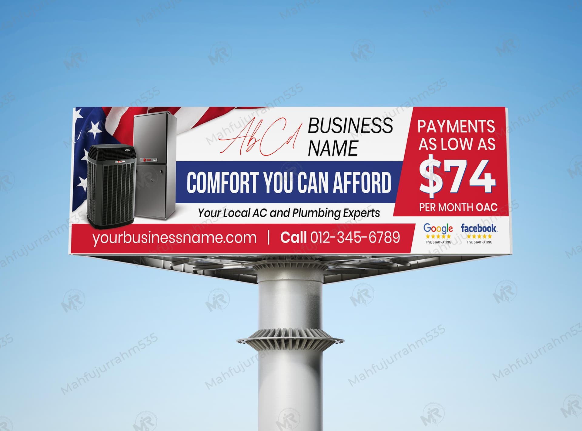 Air Conditioner and Plumbing Services Billboard Banner Design Air Conditioner and Plumbing Services Billboard Banner Design.jpg