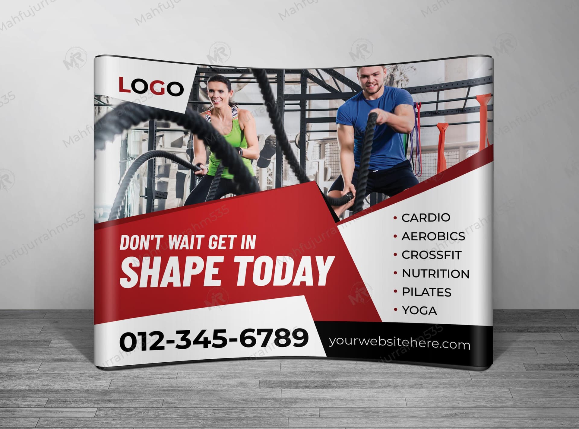 Gym Center Trade Show Banner Design Gym Center Trade Show Banner Design.jpg