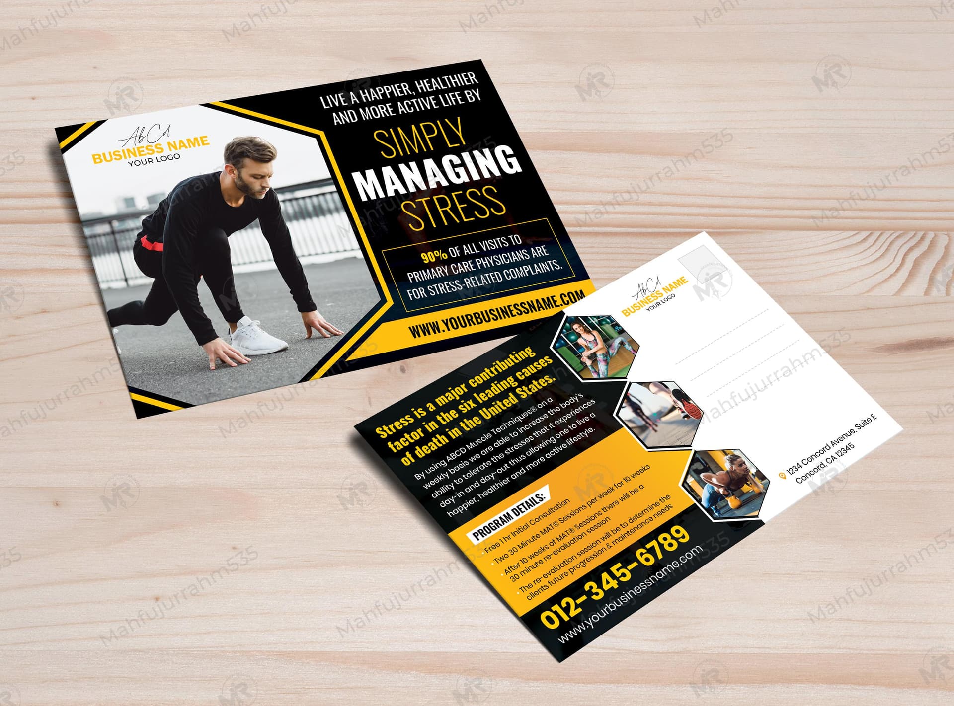 Fitness Health Care Postcard Design Fitness Health Care Postcard Design.jpg