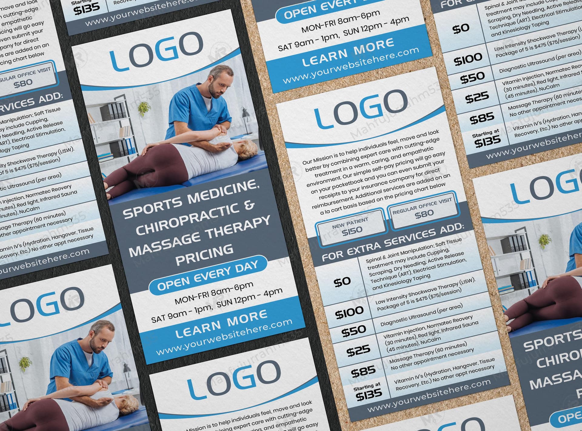 Chiropractic and Massage Therapy Rack Card Design Chiropractic and Massage Therapy Rack Card Design.jpg