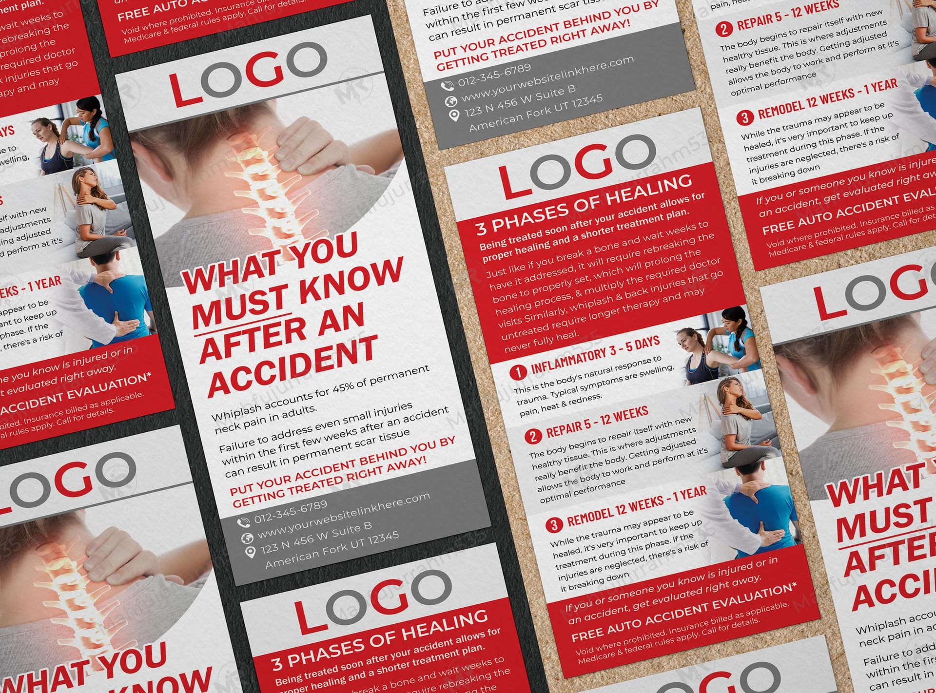 Chiropractic and Massage Therapy Rack Card Design Chiropractic and Massage Therapy Rack Card Design 1.jpg