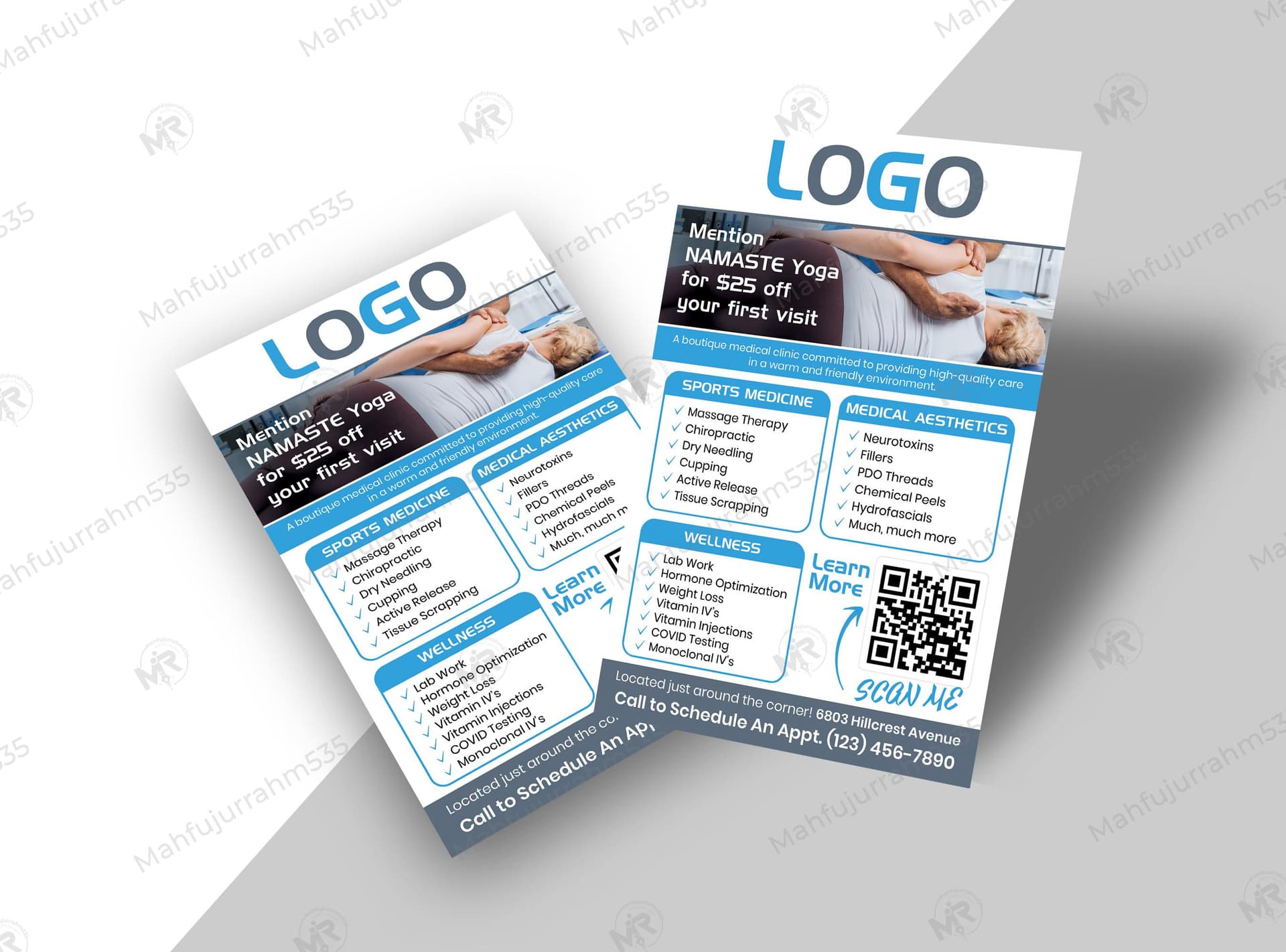 Chiropractic and Massage Therapy Flyer Design Chiropractic and Massage Therapy Flyer Design.jpg